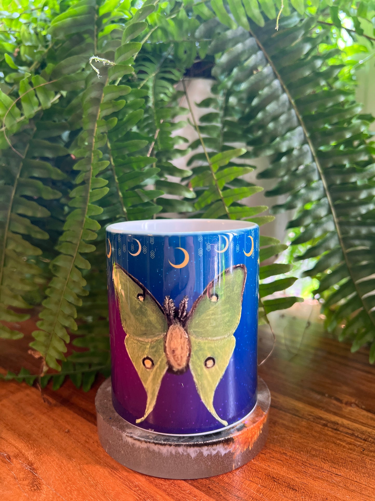 Celestial Luna Moth Mug